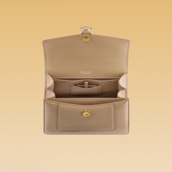 NEW Bvlgari Beige Serpenti Forever Medium Top Bag Timeless Day-to-Night Bag - Picture 9 of 11